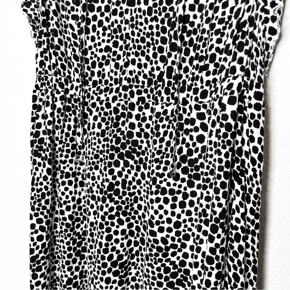 New Maeve Ruby Ruffled Mini Dotted Dress - Picture 7 of 14